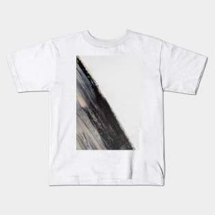 Conceptual abstract closeup of an oil paint brush stroke. Kids T-Shirt